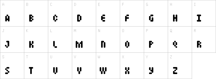 Uppercase characters