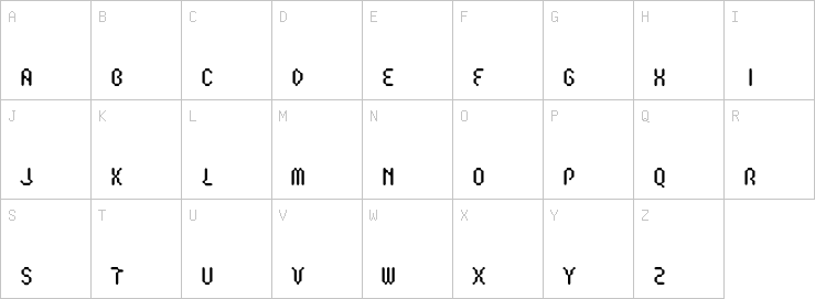 Uppercase characters