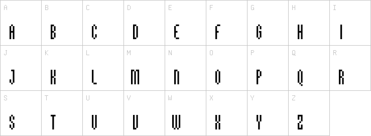 Uppercase characters