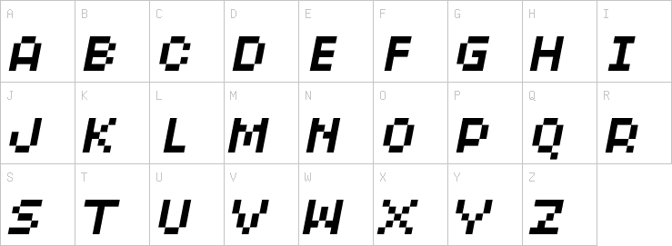 Uppercase characters