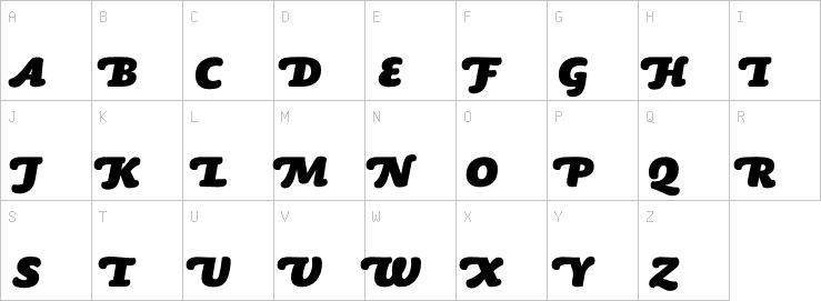 Uppercase characters