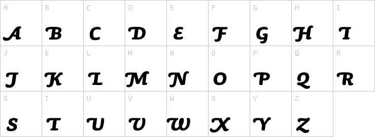 Uppercase characters