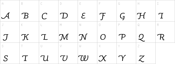 Uppercase characters