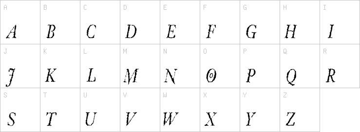 Uppercase characters