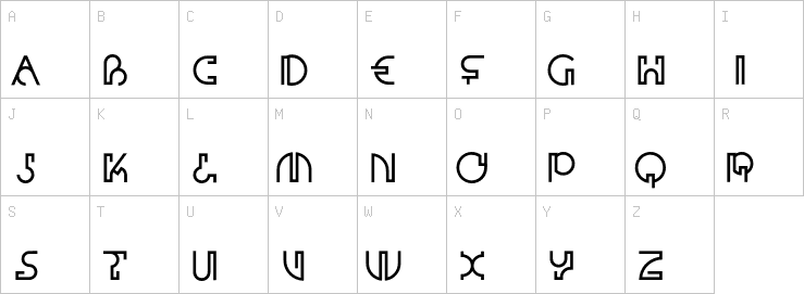 Uppercase characters