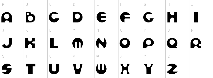 Uppercase characters