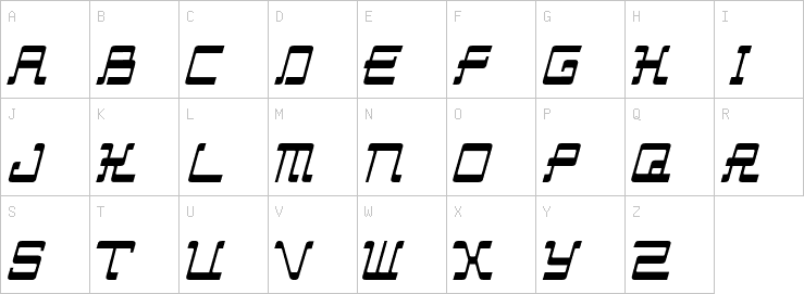 Uppercase characters