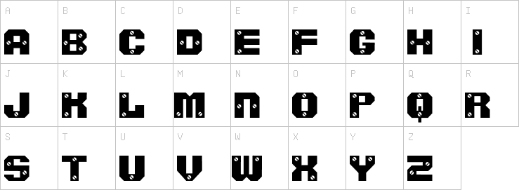 Uppercase characters