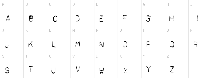 Uppercase characters