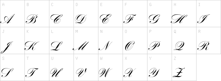 Uppercase characters