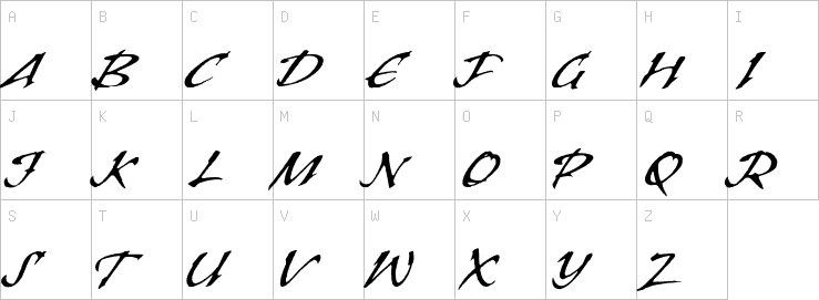 Uppercase characters