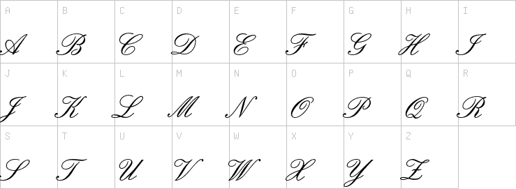 Uppercase characters