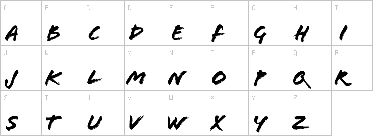 Uppercase characters