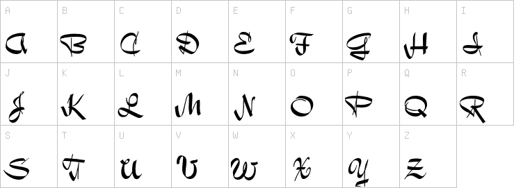 Uppercase characters