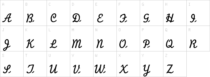 Uppercase characters