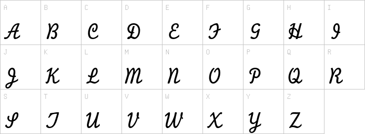 Uppercase characters