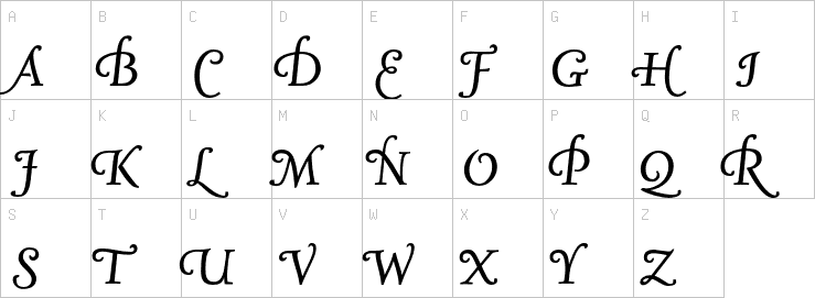 Uppercase characters