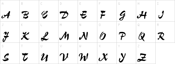 Uppercase characters