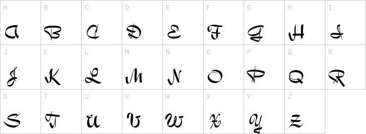 Uppercase characters