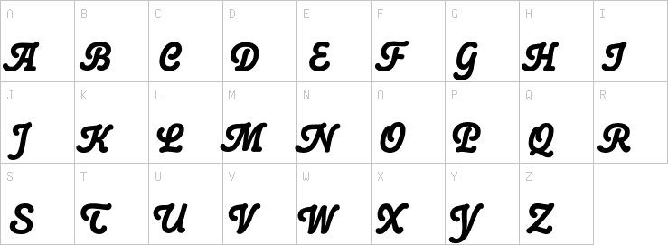 Uppercase characters