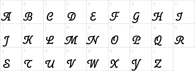 Uppercase characters