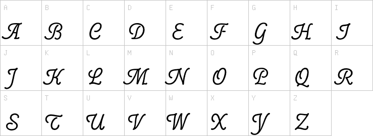 Uppercase characters