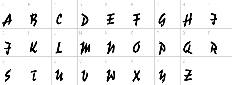 Uppercase characters