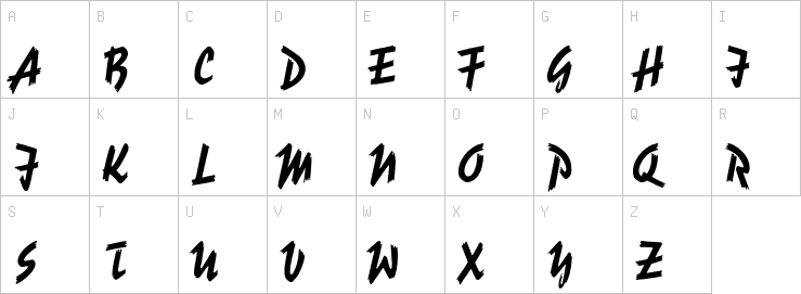 Uppercase characters