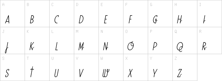 Uppercase characters