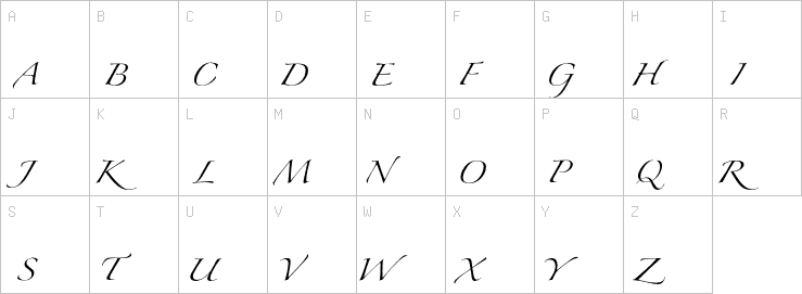 Uppercase characters