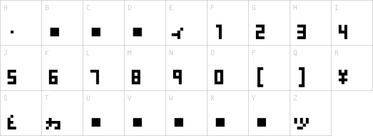 Uppercase characters