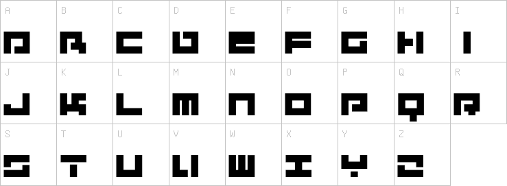 Uppercase characters