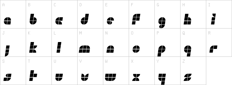 Uppercase characters