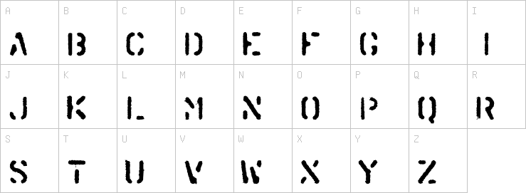 Uppercase characters