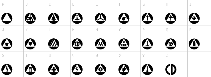 Uppercase characters