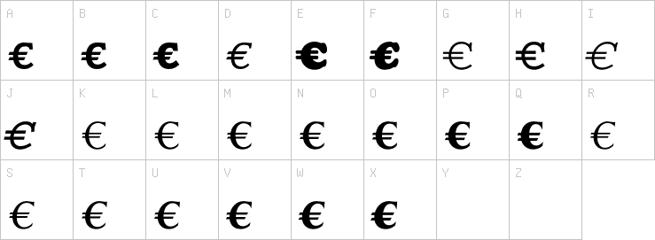 Uppercase characters