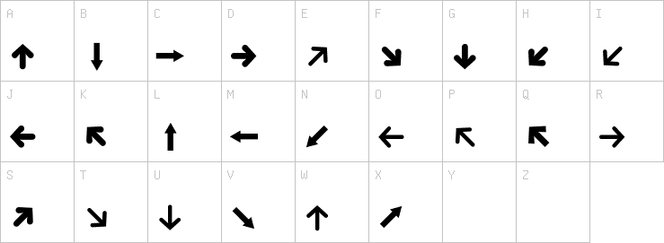 Uppercase characters