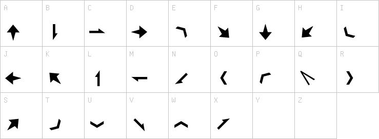 Uppercase characters