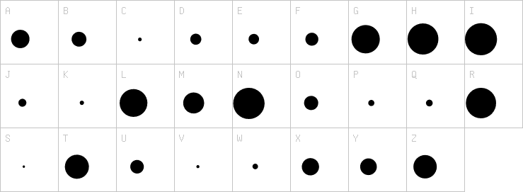 Uppercase characters