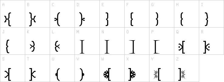 Uppercase characters