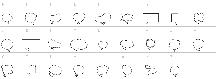 Uppercase characters