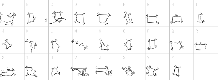 Uppercase characters