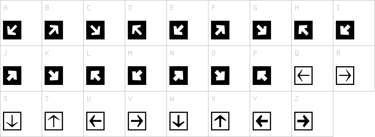 Uppercase characters