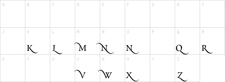 Uppercase characters