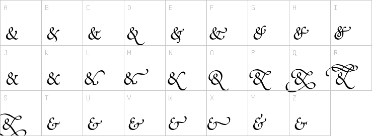 Uppercase characters