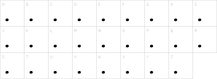 Uppercase characters