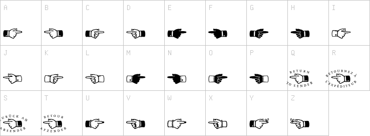 Uppercase characters