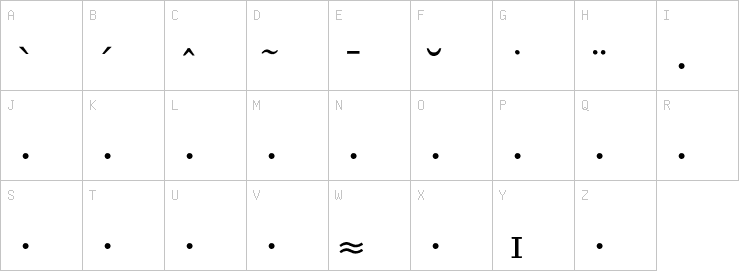 Uppercase characters