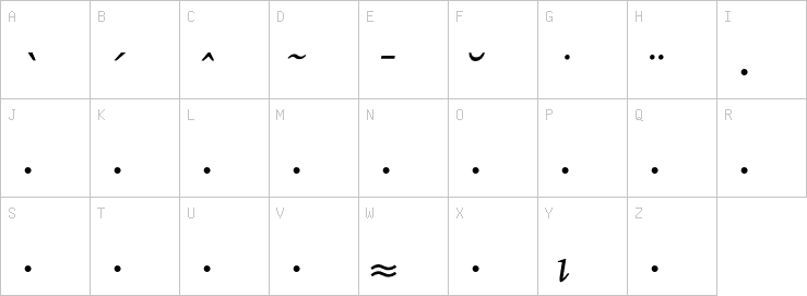 Uppercase characters