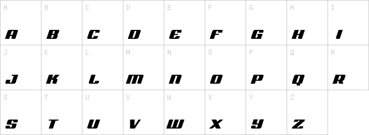 Uppercase characters